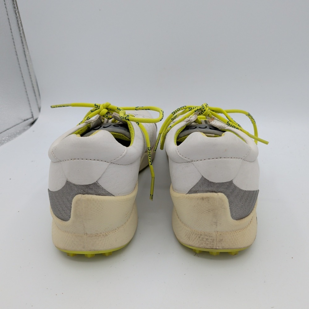ECCO Biom Natural Motion White Yak Leather Spikeless Golf Shoes Womens 39 8-8.5 - Picture 5 of 8
